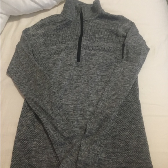 Nike Tops - Nike Gray Running Pullover